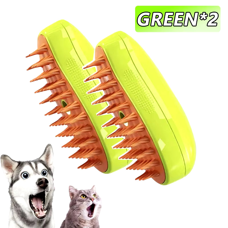 Cat Dog Steamy Brush Steam Brush Electric Sprayer for Massage Pet Grooming Tool Shedding 3 in 1 Electric Sprays Massage Combs